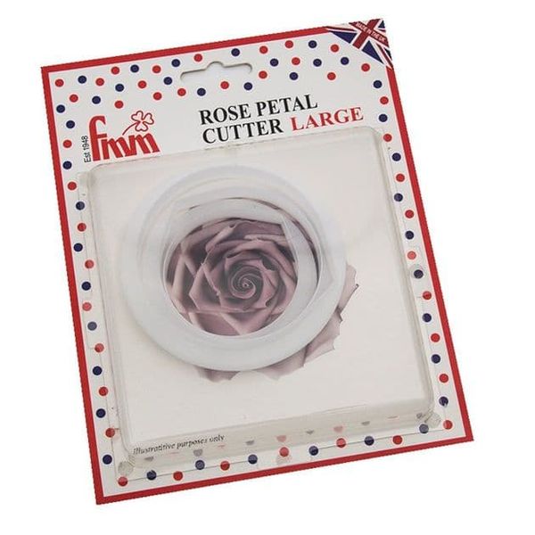 Cutter Large Rose Petal Fondant Flower Shape Stencil Cutting Tool Floral
