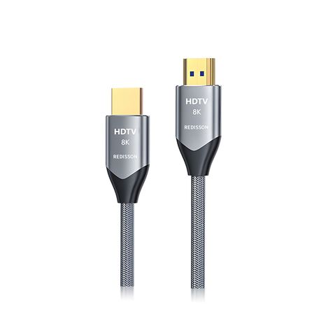 Redisson 2.1 8K HDMI Cable 48Gbps 8K Ultra High Speed HDMI Braided Cord Image