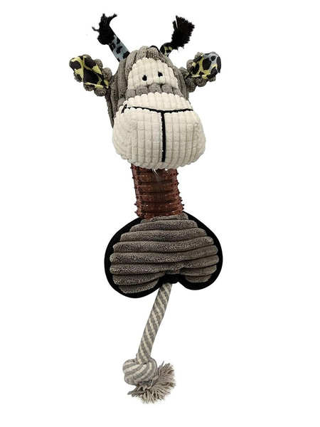Giraffe on Rope Dog Chew Toy
