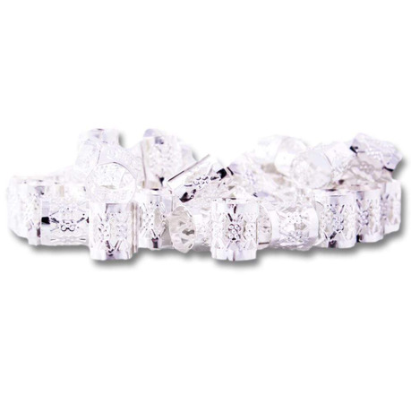 Fashion Hair Plastic Clear Beads - Small