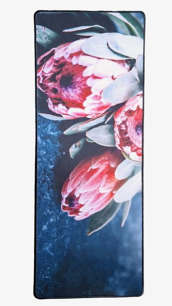 Versatile Desk/Kitchen/Bar Mat - 3 Proteas on Marble