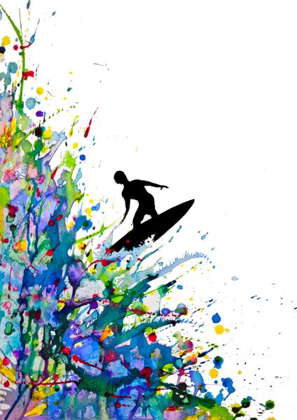 Marc Allante - Point Break (Surfer) Poster