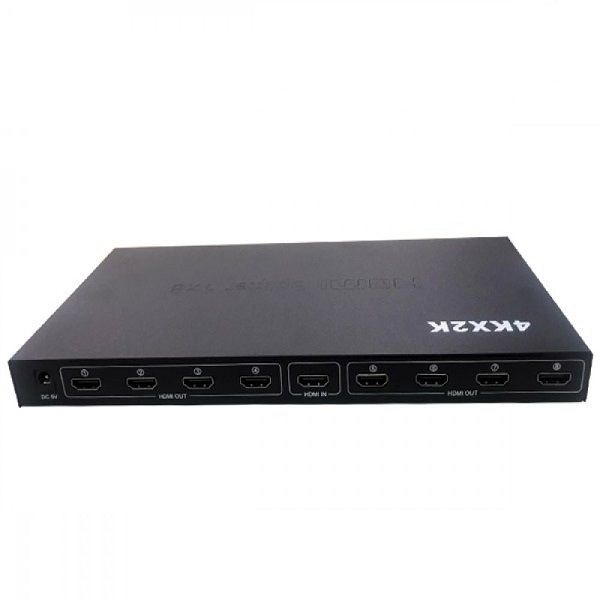 L104 Durable And Compact 3D HDMI Splitter 8 Port 4k x 2K