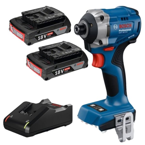 Bosch - Professional Cordless Impact Driver with (4Ah) Batteries &amp; Charger