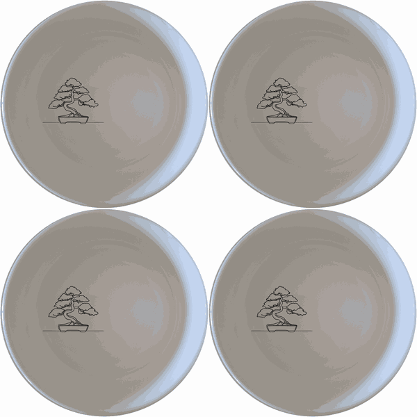 Japanese Bonsai Tree Bowl Set of 4 - Range 2