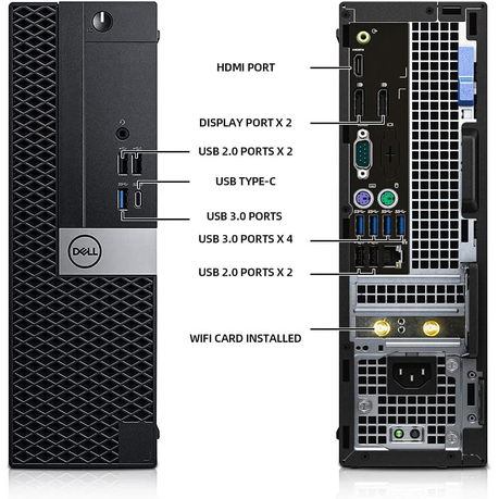 Certified Pre-Owned Dell OptiPlex 7050-Intel Core i7 7th Gen 16GB