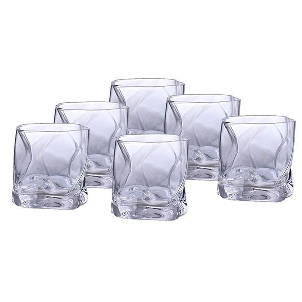 Rocky Whiskey Glass 280ml Delisoga Pack Of 6