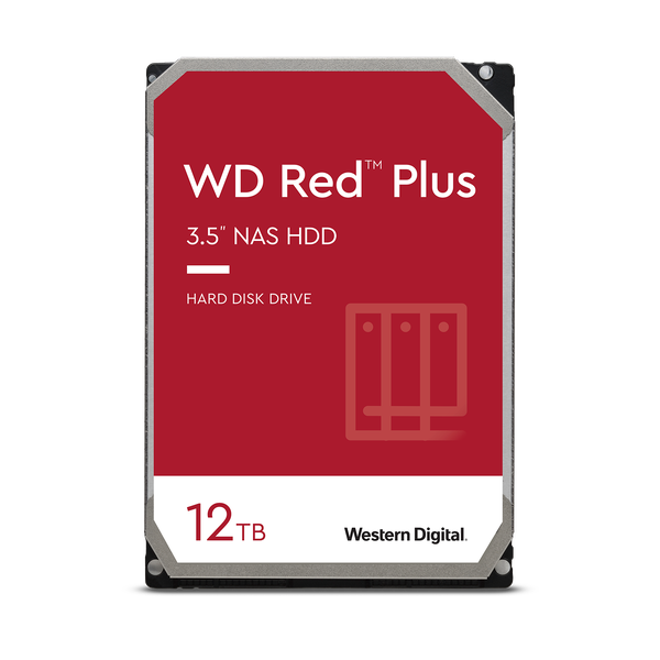 WD Red Plus 12TB 7200RPM 256MB Cache 3.5