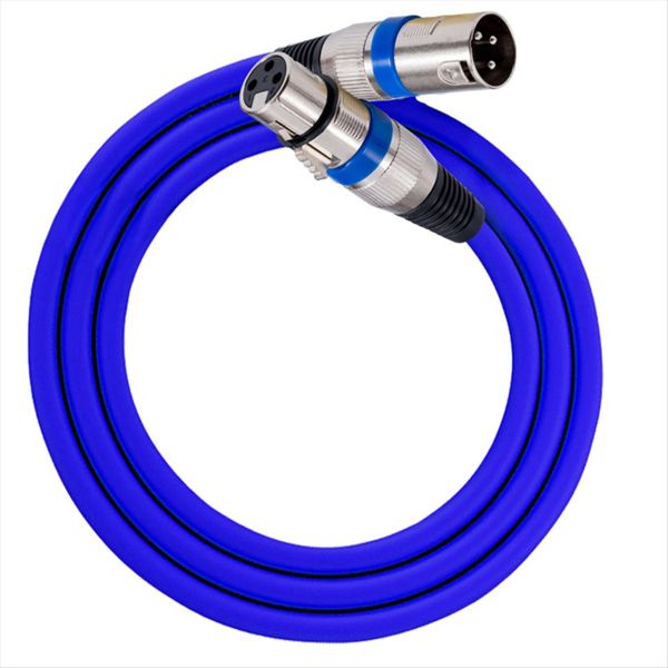 XLR Cable 3Pins XLR Male/Female Panel Mount to XLR Female/Male Connector Pa