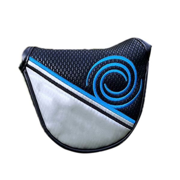 Mallet putter cover - magnetic semicircle