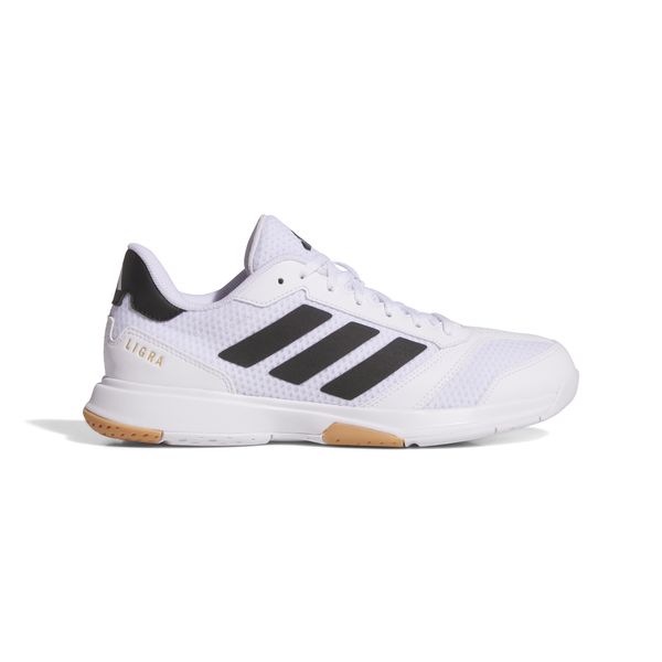 adidas Women's Ligra 8 Indoor Court Shoes - Cloud White/Core Black