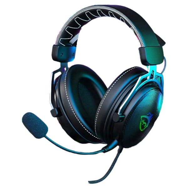 GX600 - Wired Gaming Headset with Microphone &amp; RGB Lighting - Black