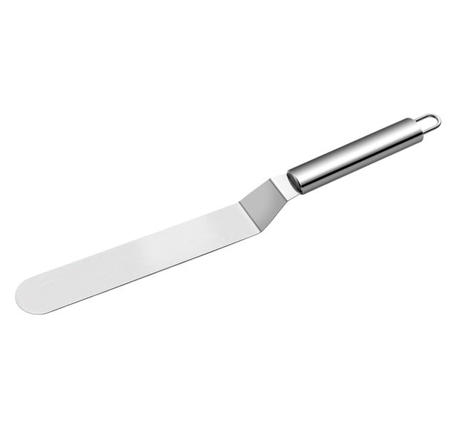 Medium - Stainless Steel Baking Spatula For Cake - Silver
