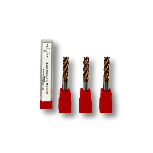 6MM Carbide End Mill 3 Pack