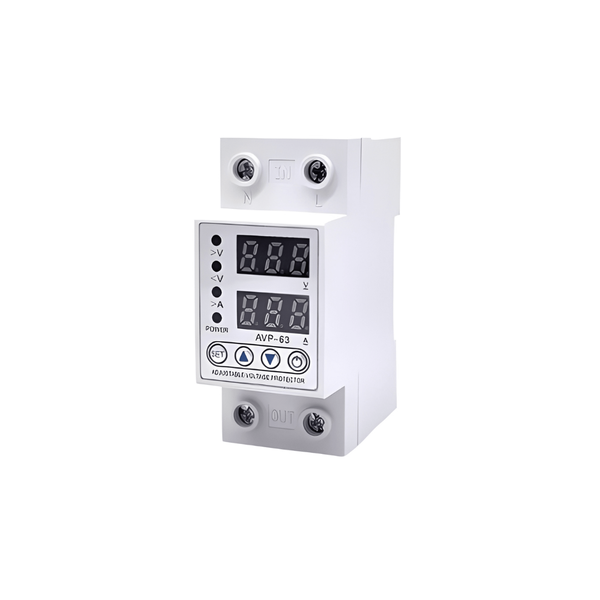 BMT 63A DIN Rail Adjustable Over/Under Voltage Protector AC 230V