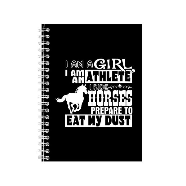 Horse Riding Notebook Equestarian Gift Idea Writing Book Notepad Pad 31