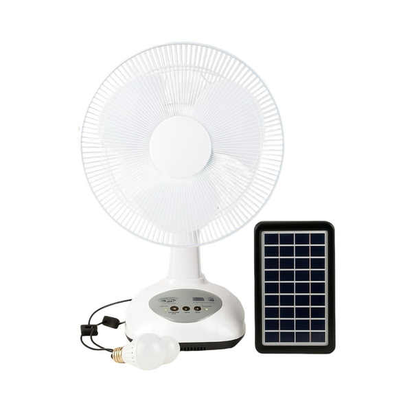 Rechargeable Oscillating Fan - 12", For Home &amp; Office