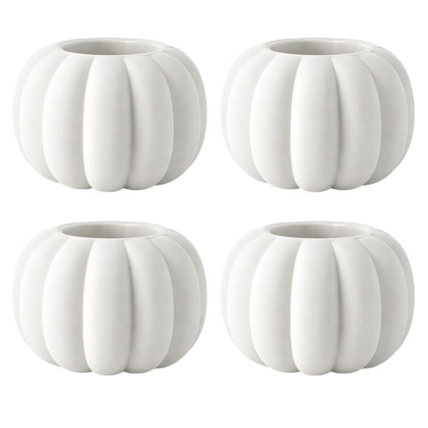 4 Pack - Small Rubber Anti-Entanglement Laundry Ball - White