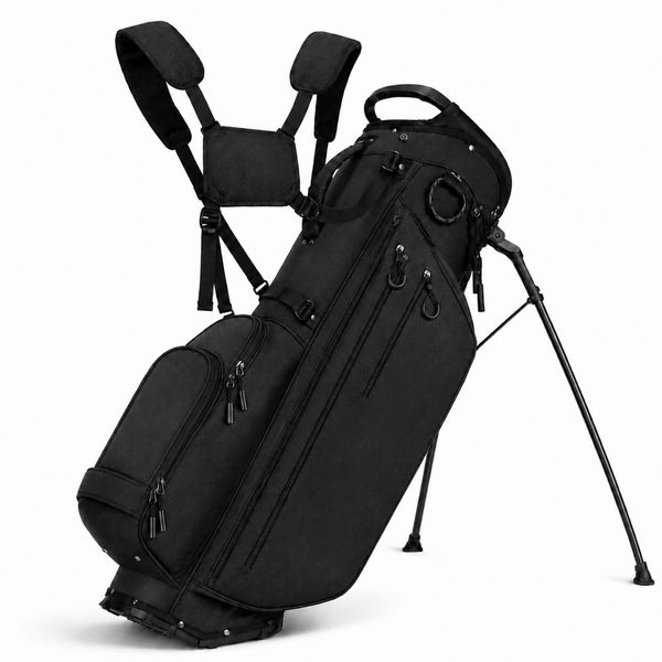 Upgraded Lightweight Golf Cart Bag With Interaged Stand &amp; Rain Cover