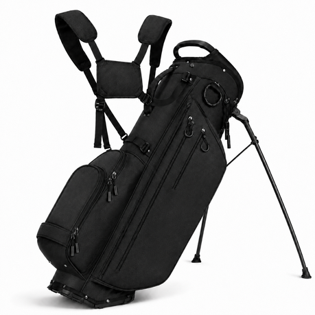 Upgraded Lightweight Golf Cart Bag With Interaged Stand & Rain Cover Image