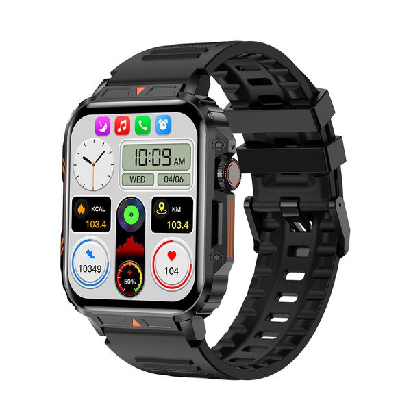L81 Outdoor Waterproof Rugged Smartwatch with Bluetooth &amp; Health Tracking