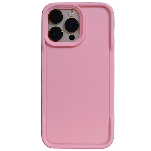 Soft Pink - Phone Case with Sleek Edge - Iphone 15 Pro Max