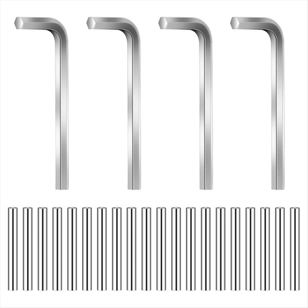 24 Piece Spring Hinge Tension Pin Replacement Kit Compatible with Universal