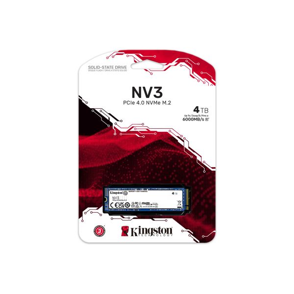 Kingston NV3 4TB PCIe 4.0 NVMe M.2 SSD