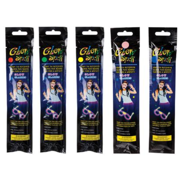 SD Party Supplies - Glow Stick Glasses x 5