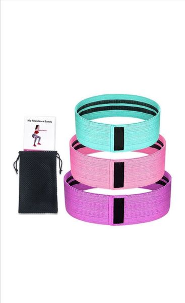 Hip Resistance Bands - 3 Piece
