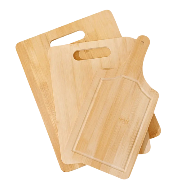 3 Piece Bamboo Cutting Board