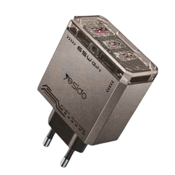 YESIDO Fast Charger-Port Wall Charger with Type-C and USB-A Output- YC101