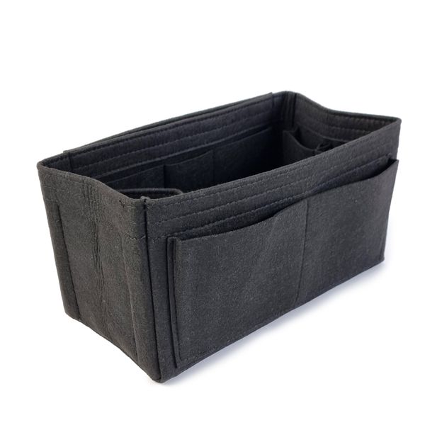 Black Felt Handbag organiser 30cm - For LV Neverfull MM