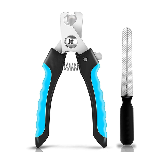 Nail clippers suitable for all types of pets, featuring a safety guard.