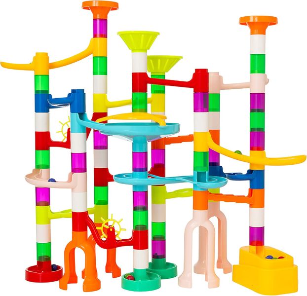 Idea Builder - 105 Piece Marble Track Play Set - Toys for Kids