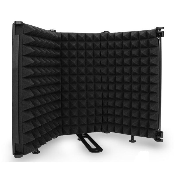 Foldable Microphone Isolation Shield