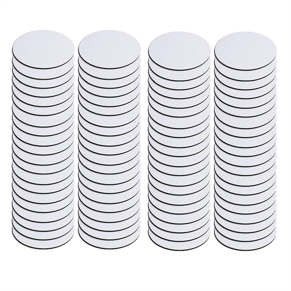 80PC Sublimation Blank Cup Coasters Bulk,4X4Inch Round Blank Cup Mat Rubber