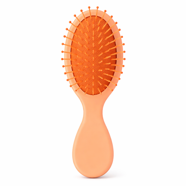 Mini Portable Detangling Hairbrush - Orange