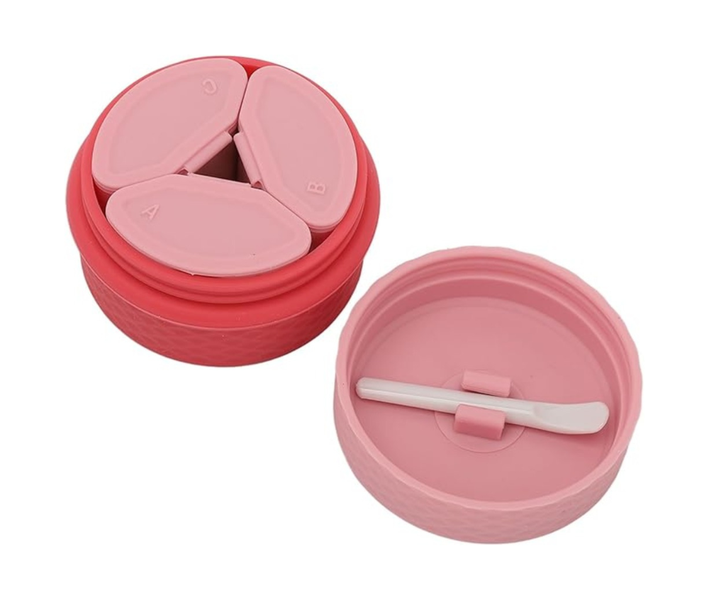 4 in 1 Travel Silicone Container Set (Pink)
