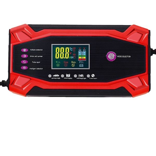 Smart 24V Car Battery Charger with LCD Display &amp; Pulse Repair