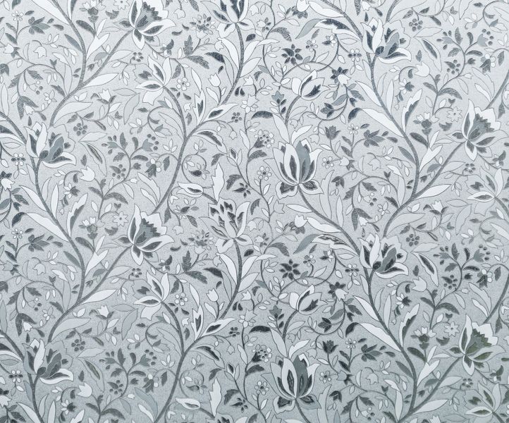 Upper Edge - Static Window Frosting Botanical (2000 x 450mm)