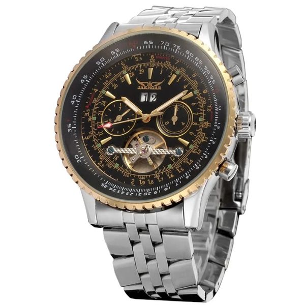 Jaragar Mens Watches Luxury Military Sport Wristwatch Automatic Mechanical