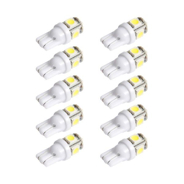 T10 LED Park 5SMD White Colour - 10 Pieces