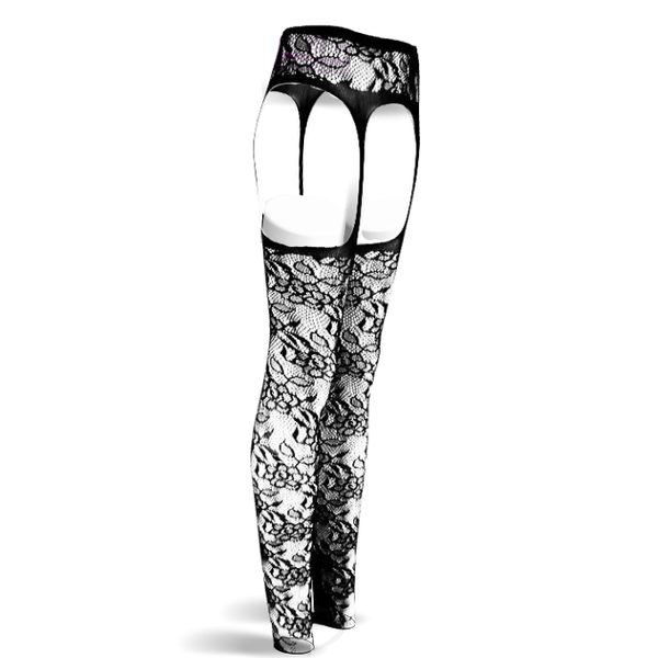 She-Woolf "Stella" - Elegant Noir Hosiery