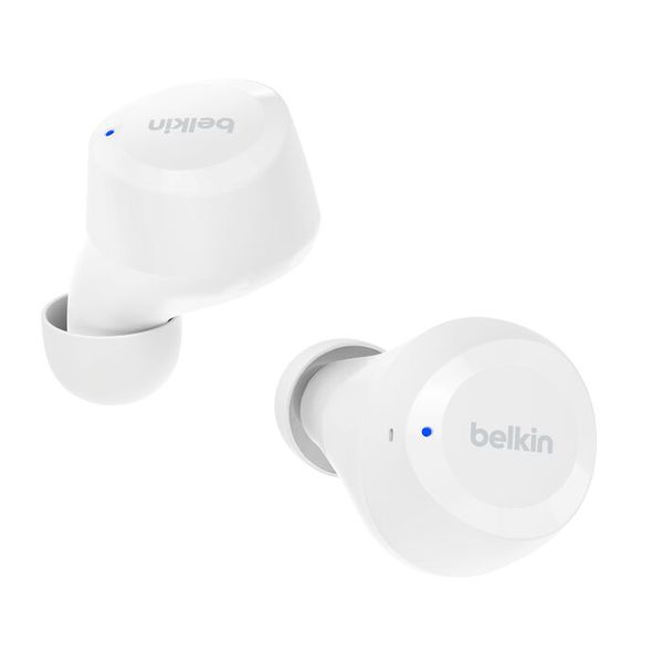 Belkin SoundForm Bolt True Wireless Earbuds, Wireless earphones with up to 28H of battery life and Mono Mode, IPX4 sweat and water resistance,