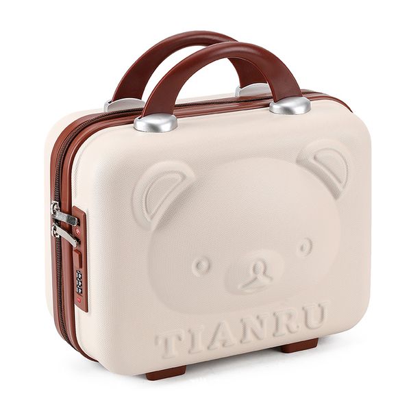 Cute Bear 14" Hard Shell Cosmetic Case