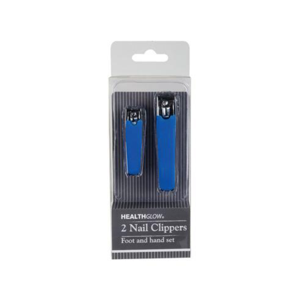Healthglow Beauty- 2 Nail Clippers Foot &amp; Hand Set