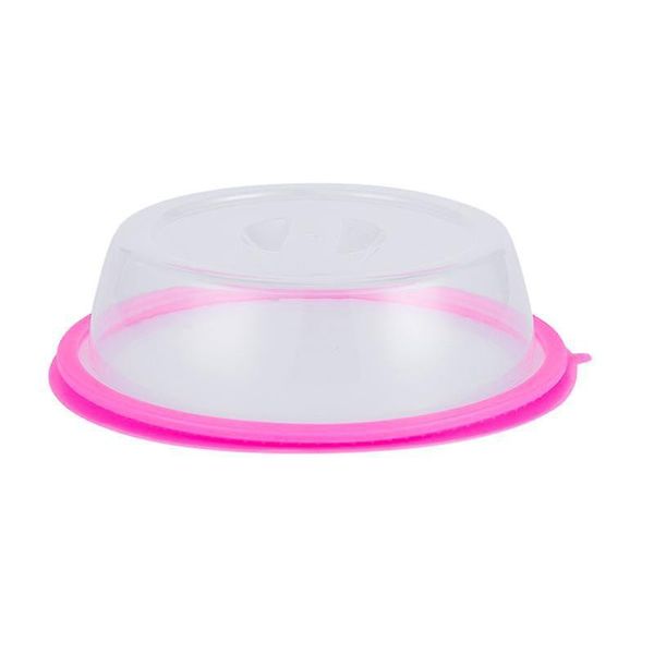 Microwave Oven Round Plate Cover Cap Transparent Plastic