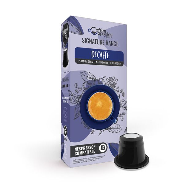 Coffee capsules direct Signature Decaffe - 10 Nespresso Compatible Capsules
