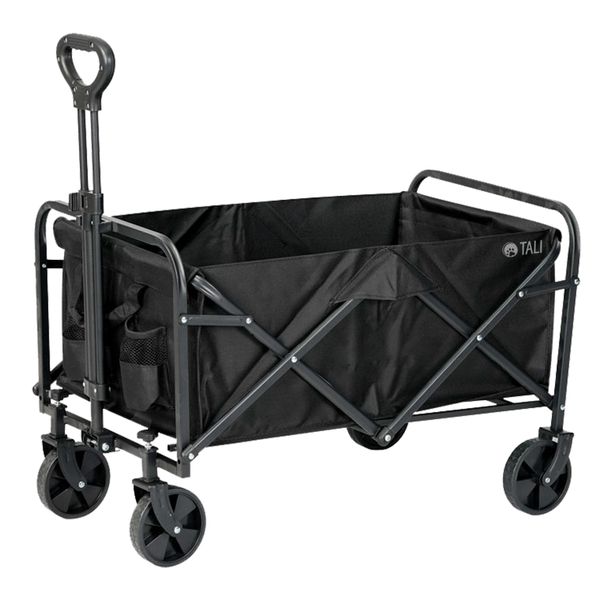 Compact Foldable Collapsible Camping Cart Utility Wagon for Outdoor Trolley